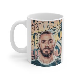 ماگ طرح فوتبالی کریم بنزما مدل NM1668