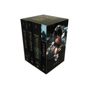 کتاب  The Lord of The Rings اثر j r r tolkien  انتشارات  tolkien  چهار جلدی