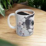 ماگ طرح سه بعدی حیوانات جغد owl مدل NM3197
