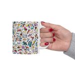ماگ طرح رنگ و نقاشی مدل NM3259