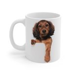 ماگ طرح حیوانات بانمک سگ Cute Animals Dog مدل NM1234