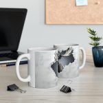 ماگ طرح سه بعدی گوزن deer مدل NM3169