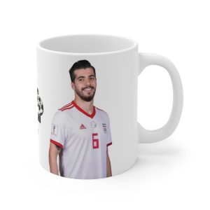 ماگ طرح فوتبالی سعیدعزت الهی مدل NM1692