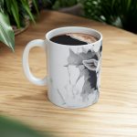 ماگ طرح سه بعدی حیوانات گوزن deer مدل NM3170