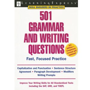 کتاب 501 Grammar and Writing Questions اثر جمعی از نویسندگان انتشارات Learning Express