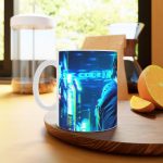 ماگ نورو استور طرح بازی سایبرپانک Cyberpunk 2077 Game کد NM6627