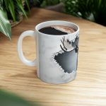 ماگ طرح سه بعدی گوزن deer مدل NM3169