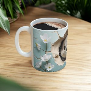 ماگ طرح سه بعدی سمور در سنگ مدل NM3064