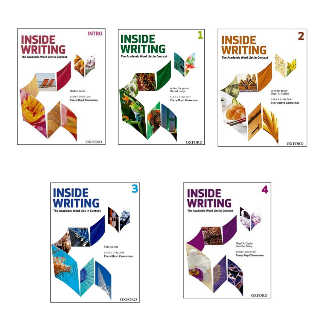 کتاب Inside writing اثر جمعی از نویسندگان انتشارات اکسفورد 5جلدی