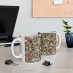 ماگ طرح نقاشی فوتبال مدل NM3271