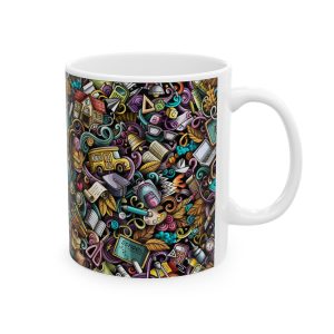 ماگ طرح نقاشی مدرسه مدل NM3292