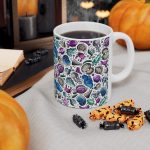 ماگ طرح نقاشی ماهی و صدف مدل NM3281