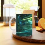 ماگ نورو استور طرح بازی سایبرپانک Cyberpunk 2077 Game کد NM6614
