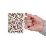 ماگ طرح پترن نقاشی مدل NM3256