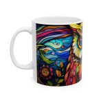 ماگ طرح سه بعدی جغد رنگارنگ مدل NM3010