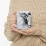 ماگ طرح سه بعدی حیوانات گوزن deer مدل NM3170
