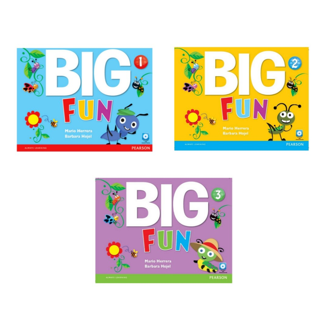 کتاب Big Fun اثر Mario Herrera and Barbara Hojel انتشارات پرسون 3جلدی