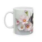 ماگ طرح سه بعدی سمور و گل مدل NM3054