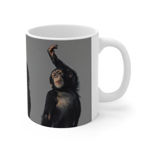 ماگ طرح حیوانات بانمک میمون Cute Animals Monkey مدل NM1241