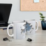 ماگ طرح سه بعدی حیوانات گوزن deer مدل NM3172