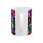 ماگ طرح سه بعدی جغد رنگارنگ مدل NM3007