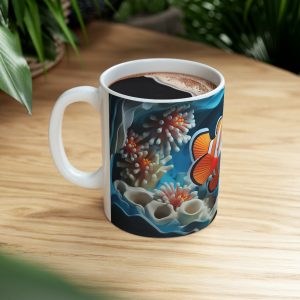 ماگ طرح سه بعدی دلقک ماهی خندان مدل NM3031