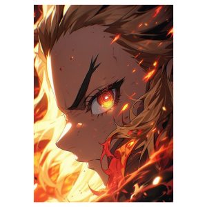 تابلو شاسی نورو استور طرح انیمه شیطان کش Demon Slayer مدل NV1519