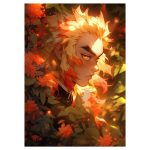 تابلو شاسی نورو استور طرح انیمه شیطان کش Demon Slayer مدل NV1550