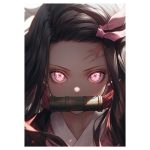 تابلو شاسی طرح انیمه شیطان کش Demon Slayer مدل NV1506