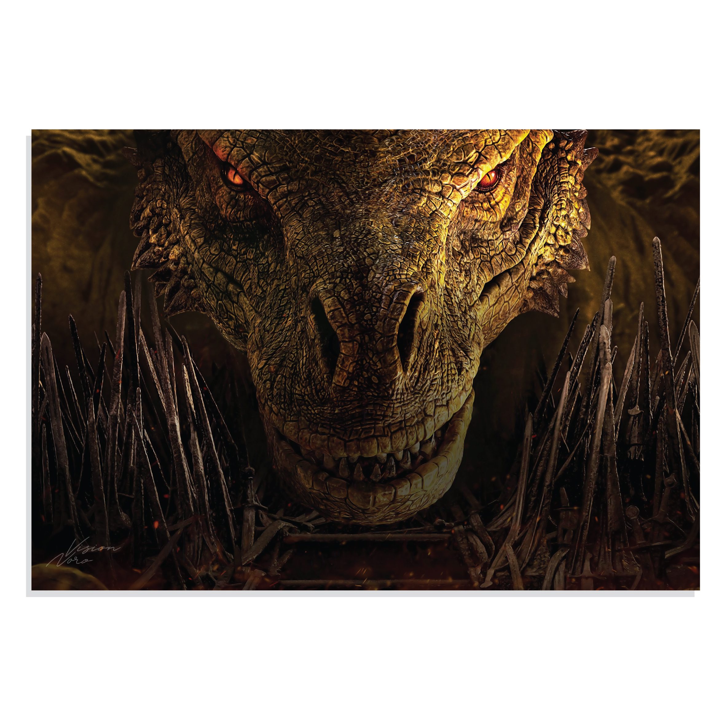 پوستر طرح سریال House of the Dragon مدل NV0270