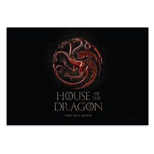 پوستر طرح سریال House of the Dragon مدل NV0265