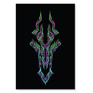 پوستر طرح Darksiders Death Horseman مدل M0388