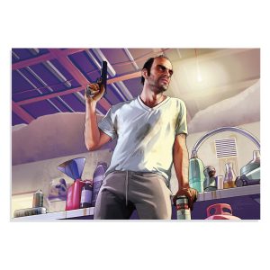 پوستر طرح بازی GTA جی تی ای مدل NV0352