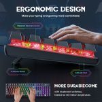 کیبورد مخصوص بازی اونیکوما مدل G27 RGB، مکانیکال سوییچ آبی، Full size، نورپردازی RGB