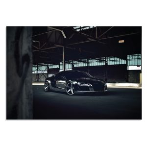 پوستر طرح ماشین آيودی آر 8 کروم - Audi R8 Chrome مدل NV0622