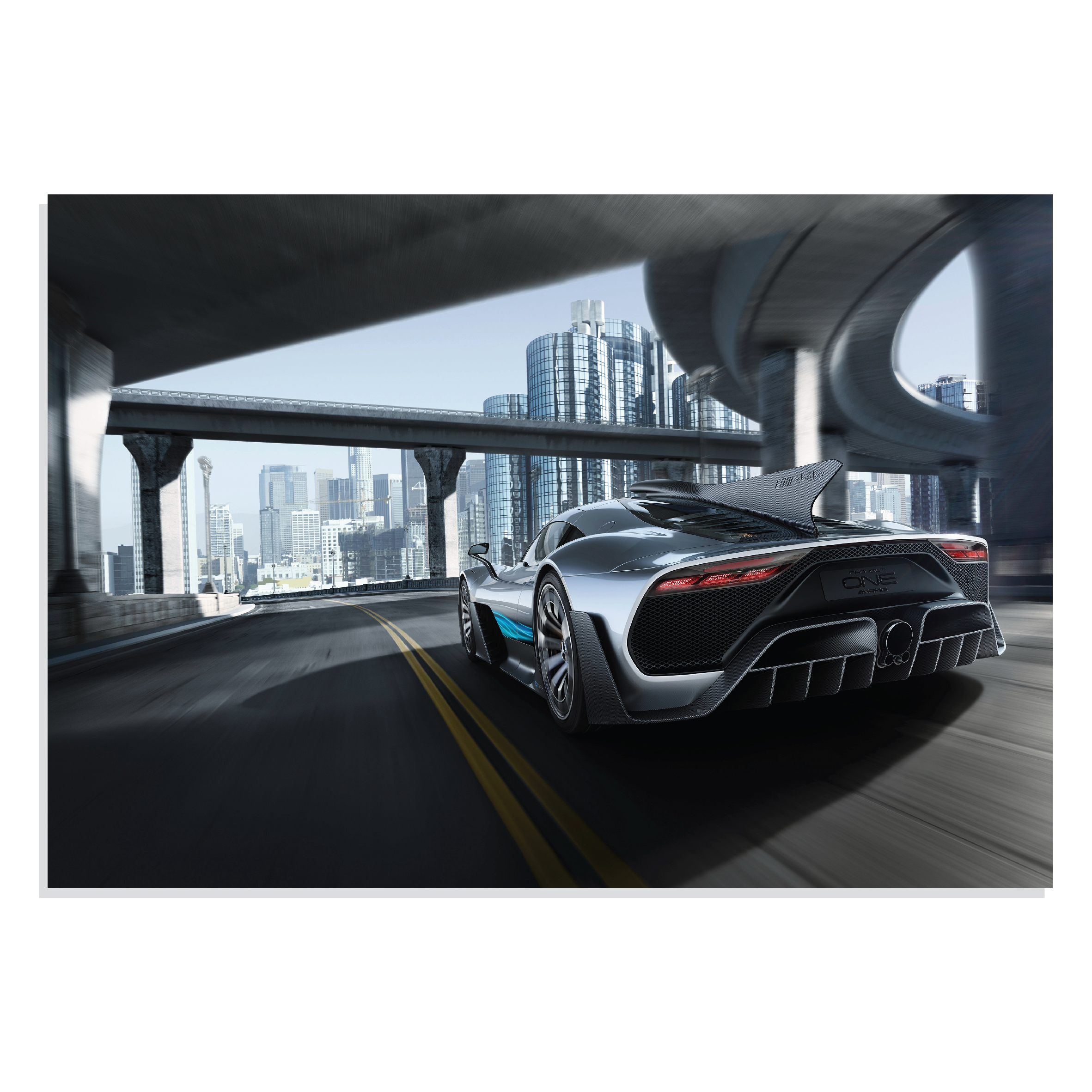 پوستر طرح ماشین مرسدس بنز ای ام جی - Mercedes Benz AMG Project One 2017مدل NV0692