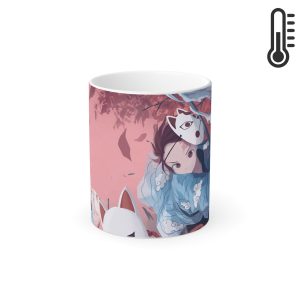 ماگ حرارتی نورو استور طرح انیمه شیطان کش تانجیرو Tanjiro Kimetsu no Yaiba Demon Slayer کد NM0673