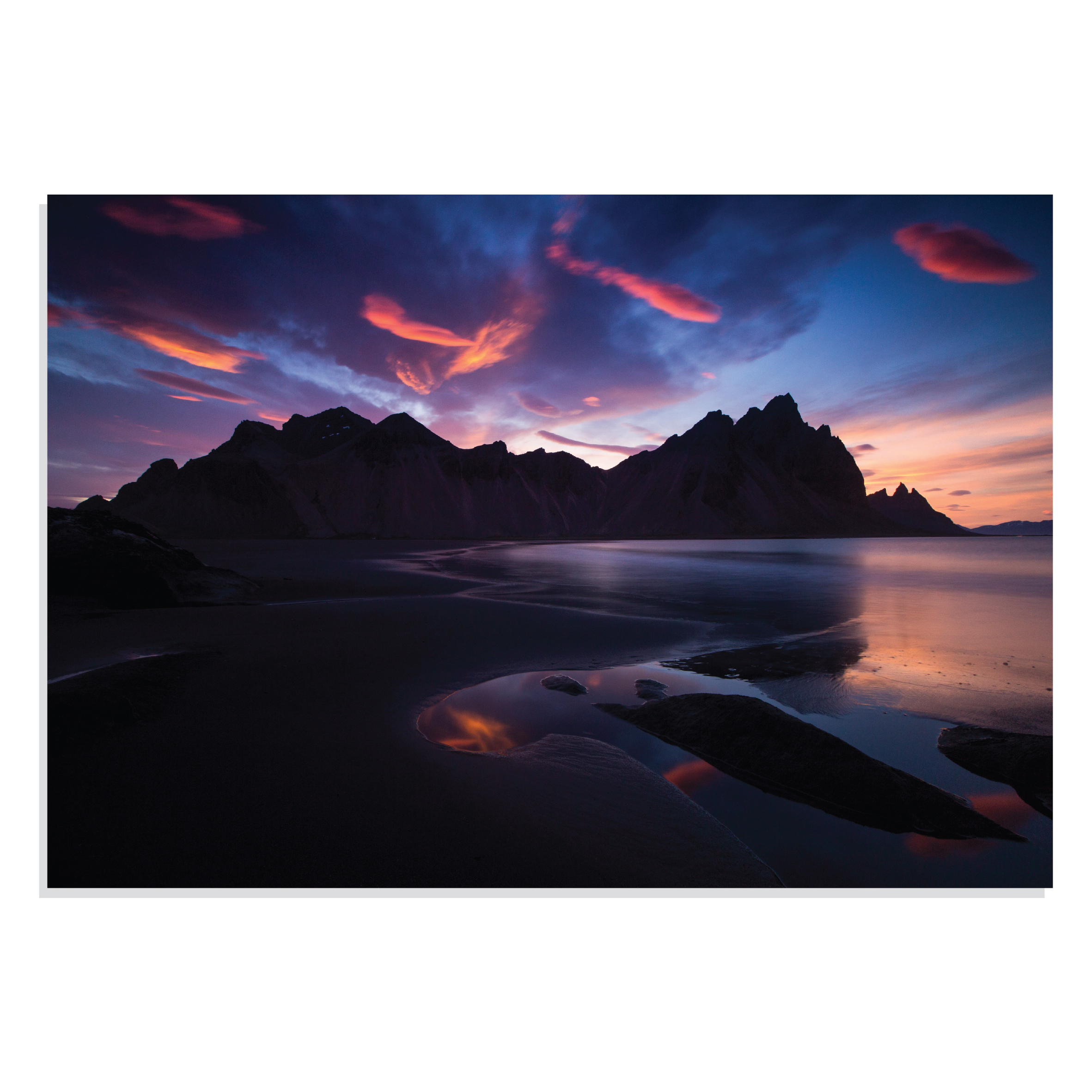 پوستر طرح کوهستان شگفت انگیز آیس لند Amazing Mountains in Iceland مدل NV0766