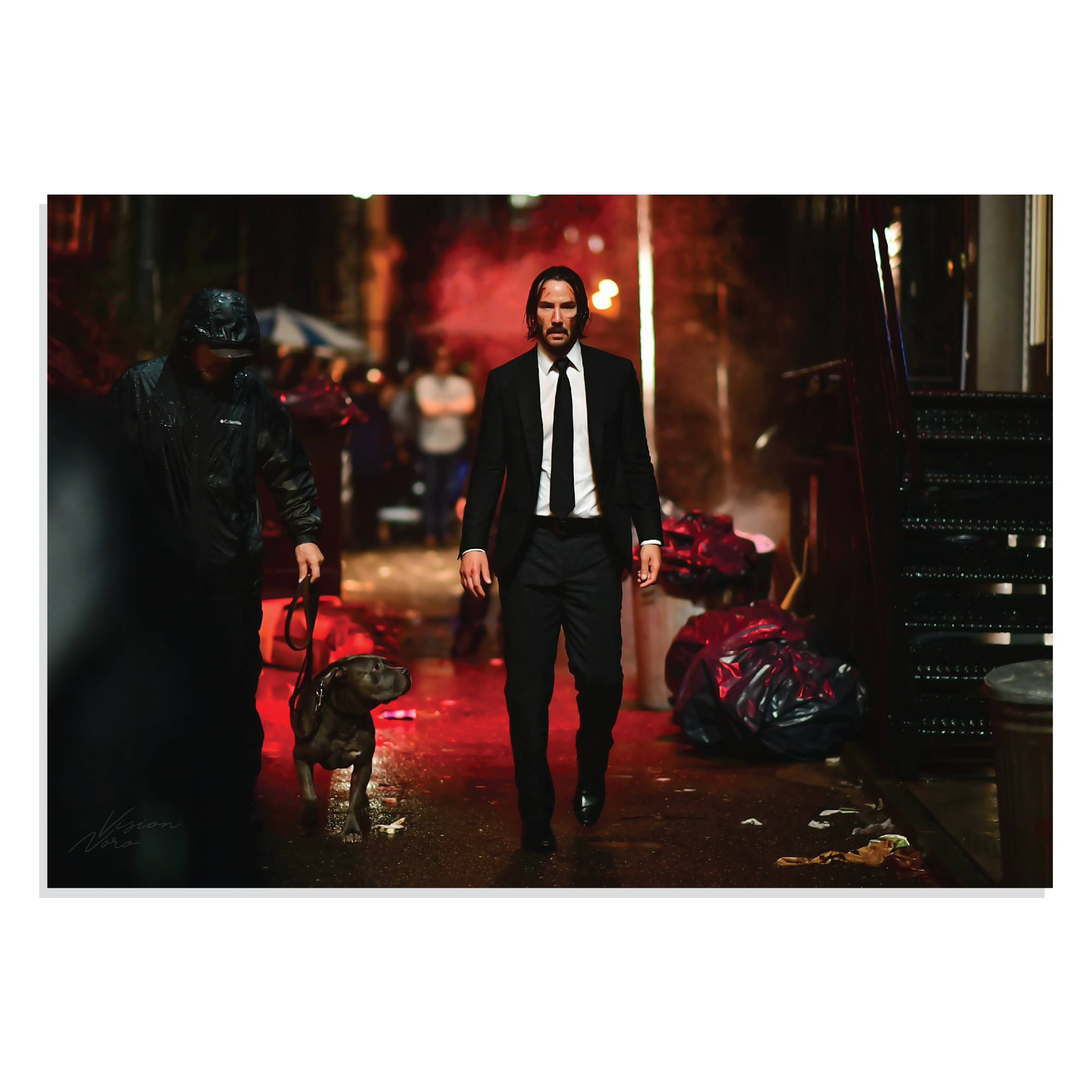پوستر طرح فیلم John Wick Keanu Reeves مدل NV0374