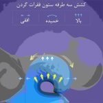 بالش طبی مدل Wave neck stretcher v1