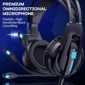هدست مخصوص بازی اونیکوما مدل K16 Blue Led