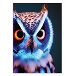 پوستر طرح جغد Owl مدل M0689
