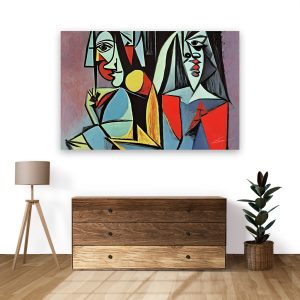 پوستر طرح چهره کوبیسم مدل NV0049