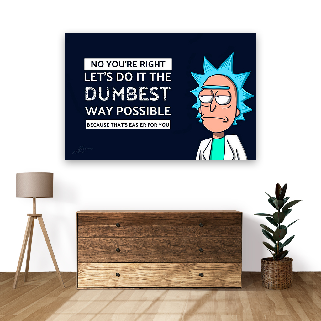 پوستر طرح Rick and Morty مدل NV0008