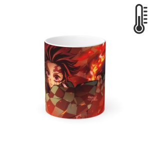 ماگ حرارتی نورو استور طرح انیمه شیطان کش تانجیرو Tanjiro Kimetsu no Yaiba Demon Slayer کد NM0685