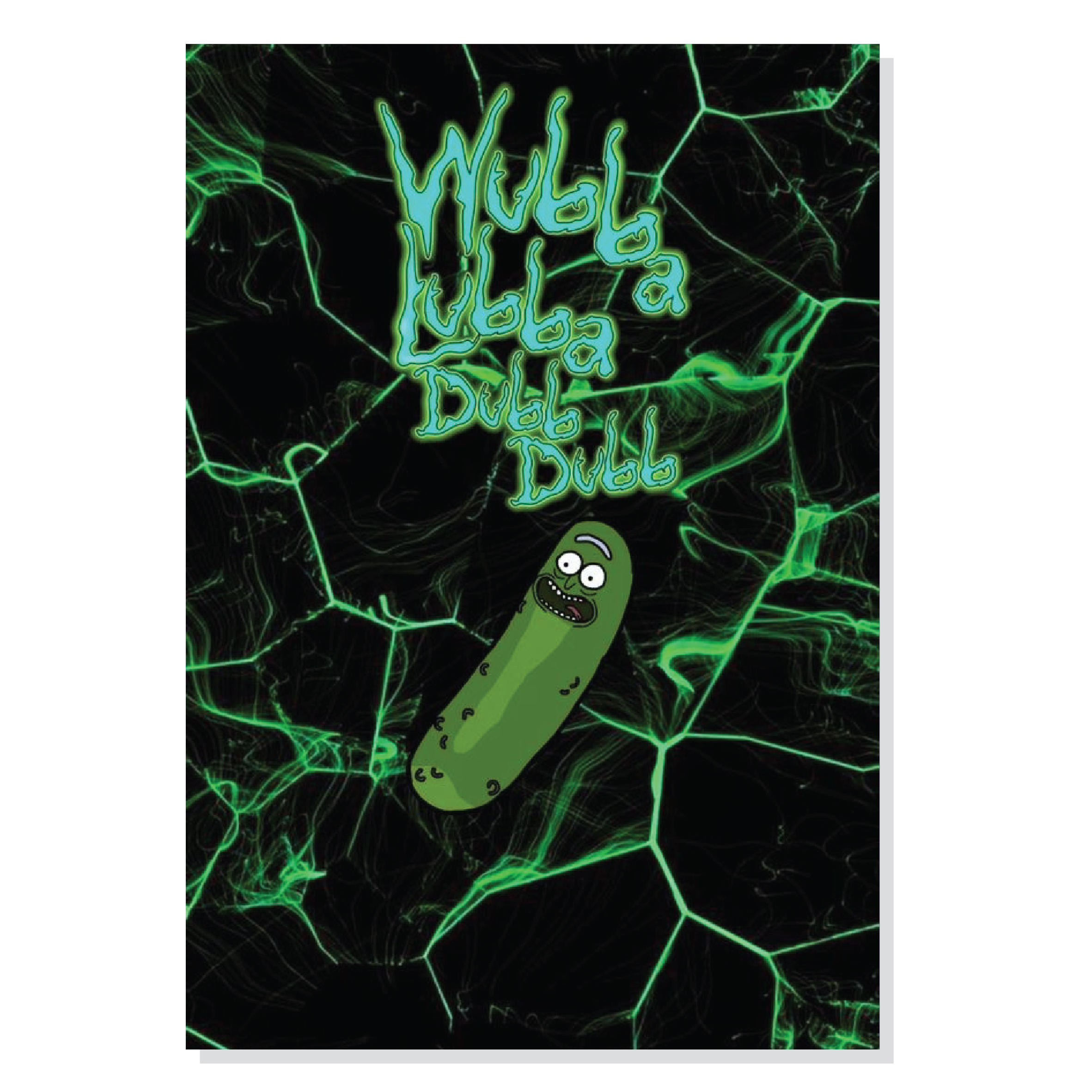 پوستر طرح ریک و مورتی Rick and Morty Pickle Rick مدل M0338