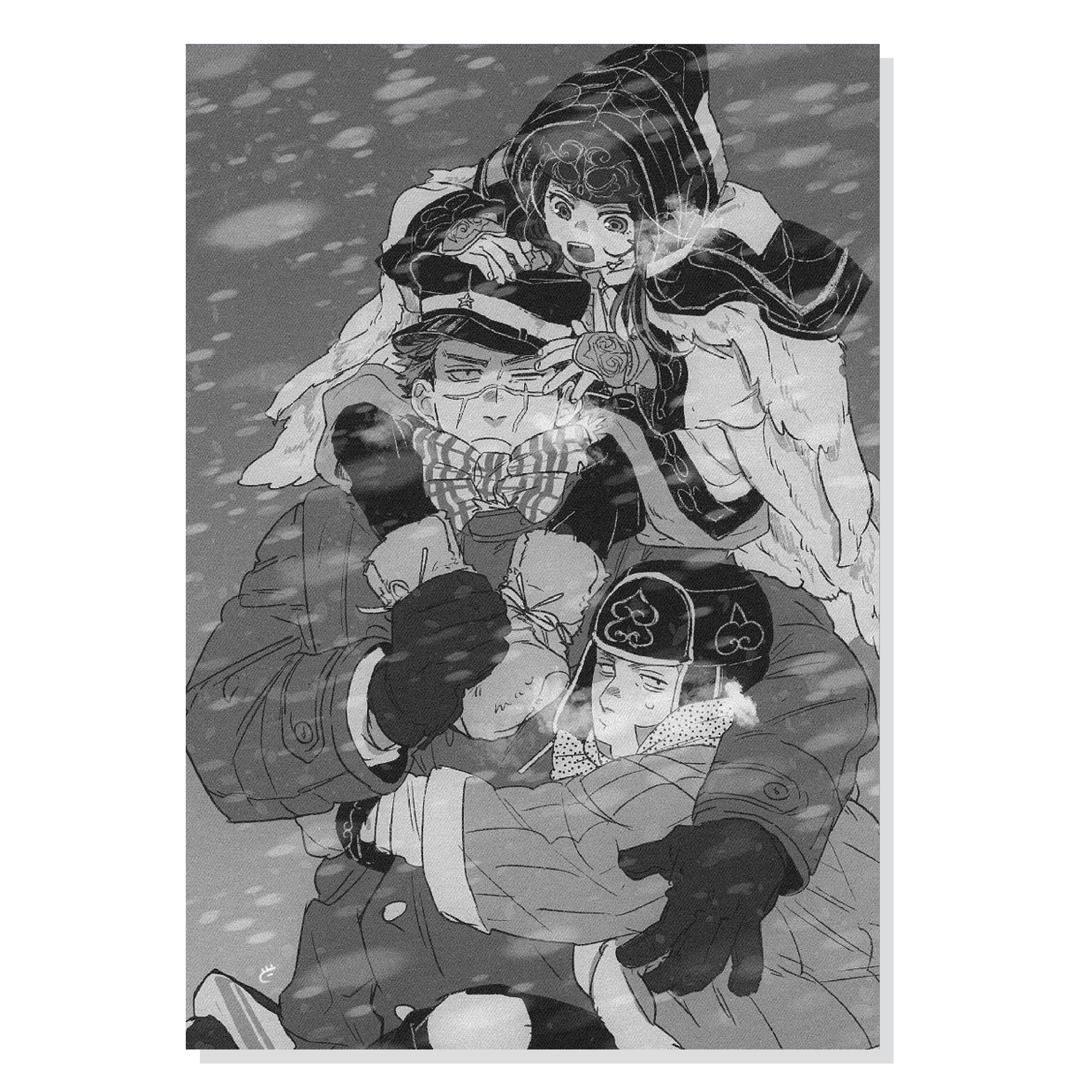 پوستر طرح انیمه کاموی طلایی مدل M0283 M0283 Golden Kamuy Anime Chassis Panel