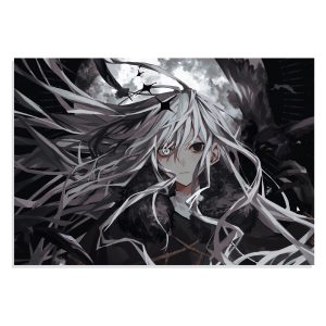 پوستر  طرح انیمه پرنده سیاه Black Bird Anime مدل NV0551