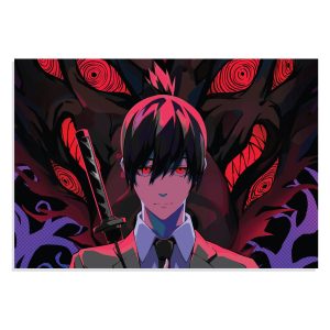 پوستر  طرح انیمه مرد اره برقی Chainsaw Man Anime مدل NV0555