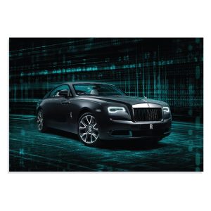 پوستر  طرح ماشین رولز رویز - Rolls Royce Wraith مدل NV0723